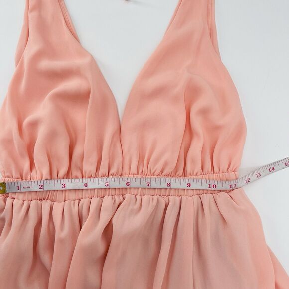 Show Me Your Mumu Womens Dress Size Medium Ava Deep V Neck Empire Waist Maxi - Picture 9 of 10